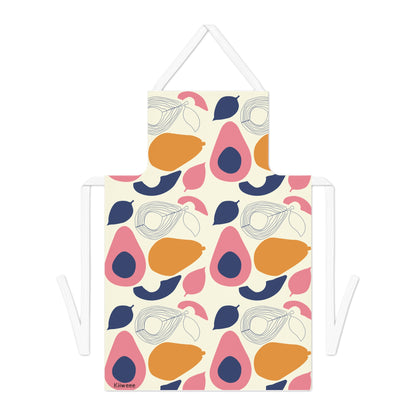 Colorful Avocado Fruit Adult Apron