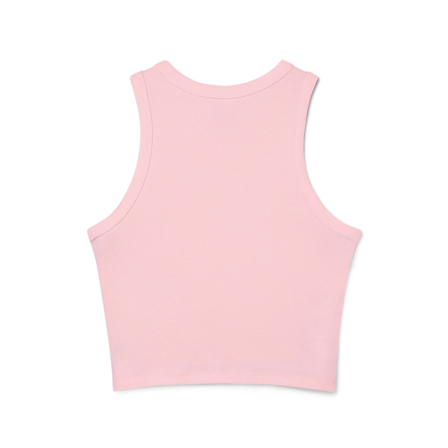 Rasberry Drip Rib Racer Tank Top